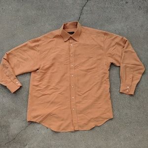 Bugatchi Uomo Mens XXL 2XL Button Front L/S‎ Shirt